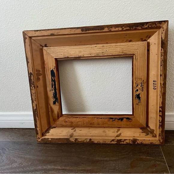 Rustic Brown and Tan Wooden Frame 15/17 inches - Picture 5 of 12